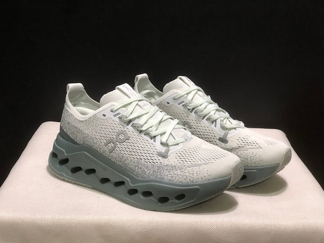 On Cloudsurfer Max Shoes for Running, Grey and Moon - product image from the listing.