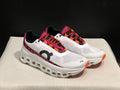 On Cloudmonster Cloud X Sneakers in White Pink - product image from the listing.