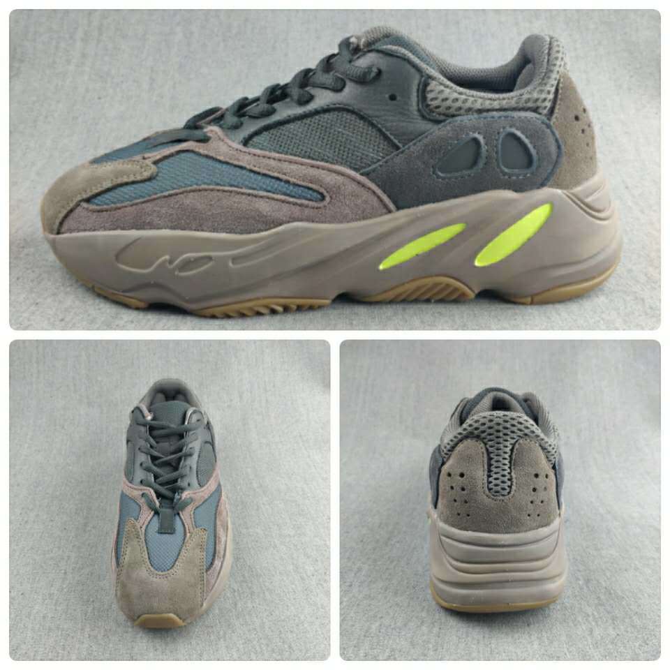 Nike Yeezy 700 Sneakers in Grey Blue Volt - product image from the listing.