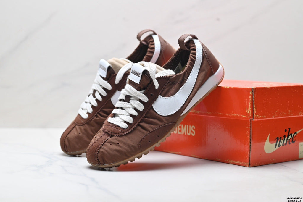 Brown and White Jacquemus x Nike Jacumoon Sneakers - product image from the listing.