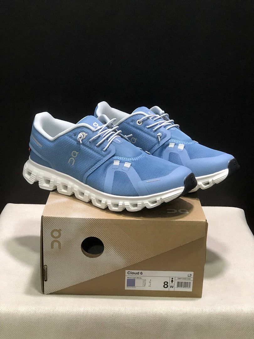 Light Blue On Cloud 6 Sneakers - product image from the listing.
