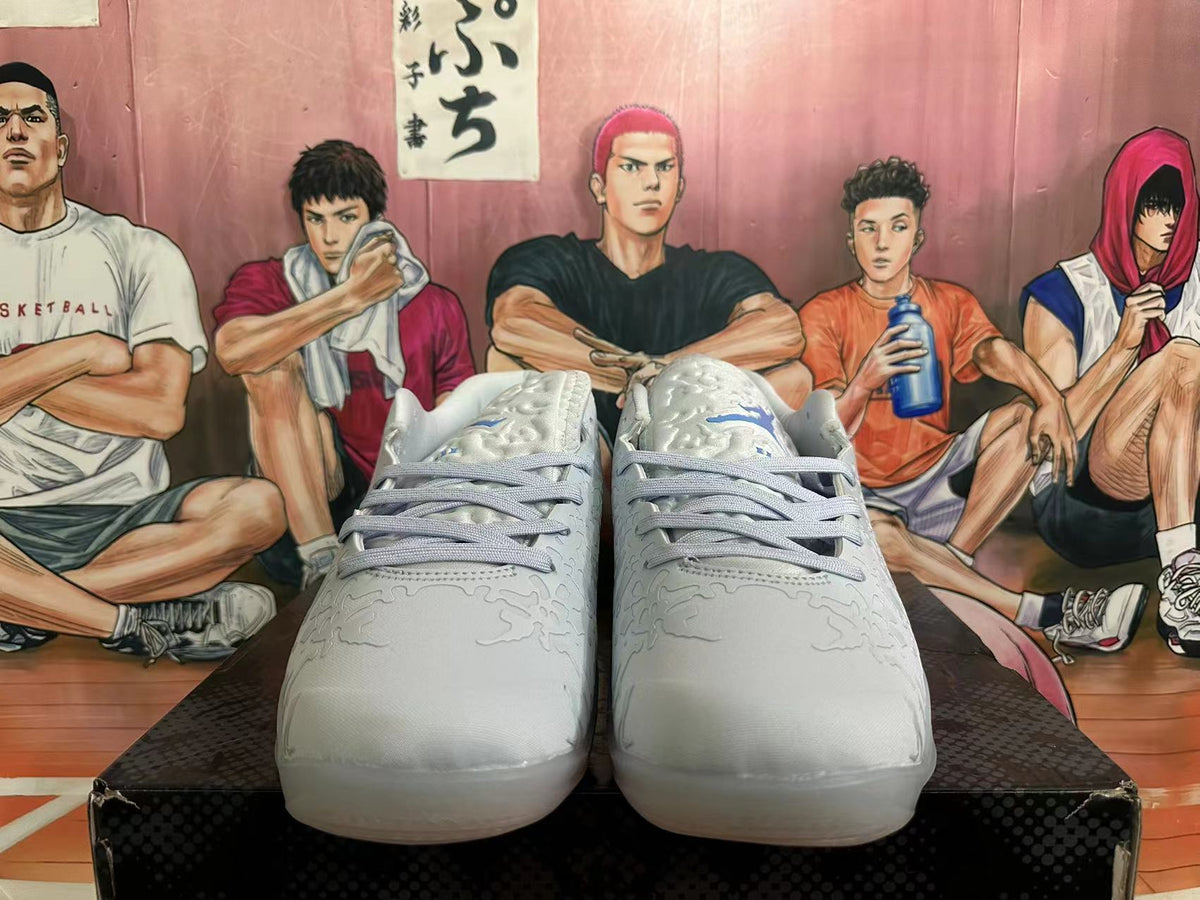 Grey Jordan Luka 3 Basketball Shoes - product image from the listing.