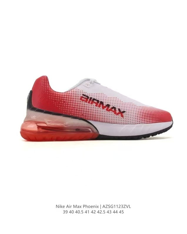 Nike Air Max Phoenix Running Sneakers in White Red LZSG1123ZVL - product image from the listing.