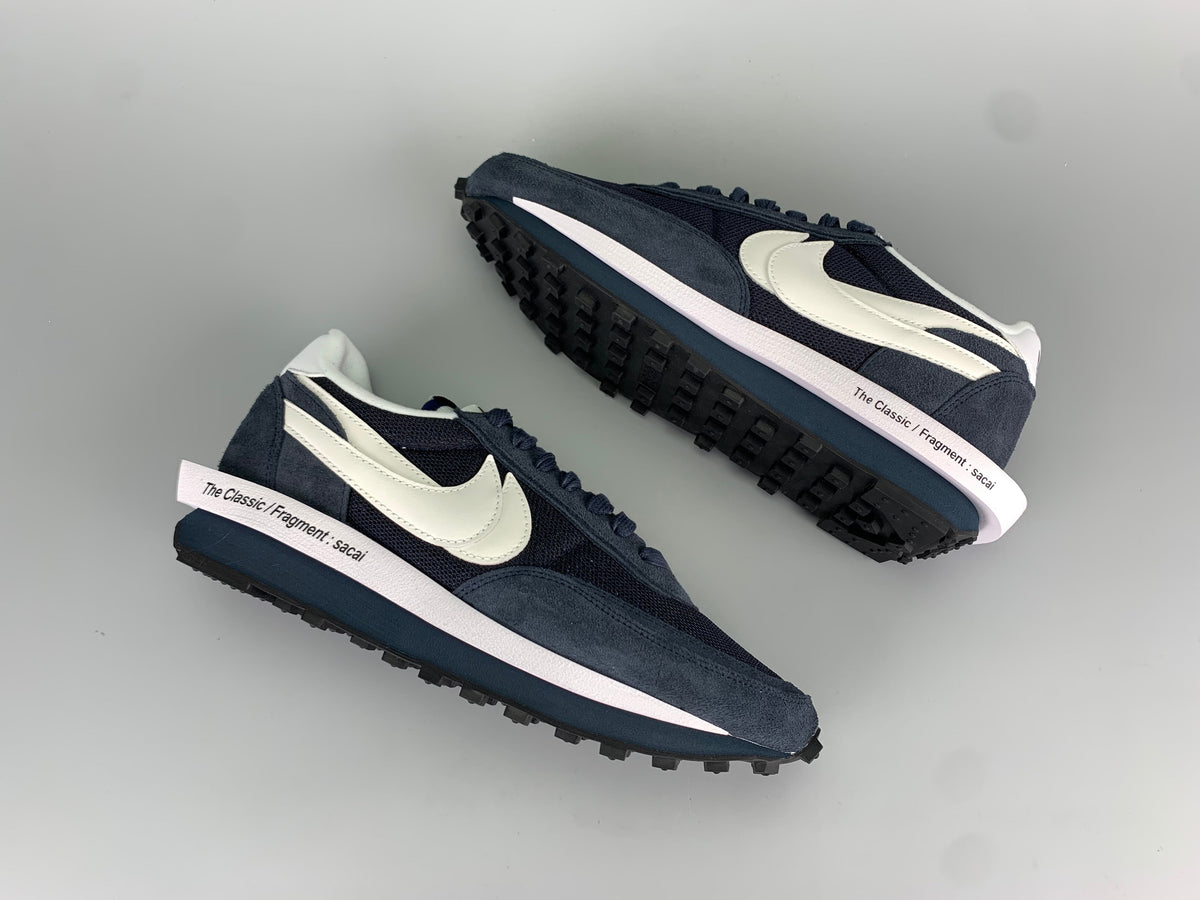 Nike LDWaffle Fragment sacai Sneakers in Navy DH2684-400 - product image from the listing.