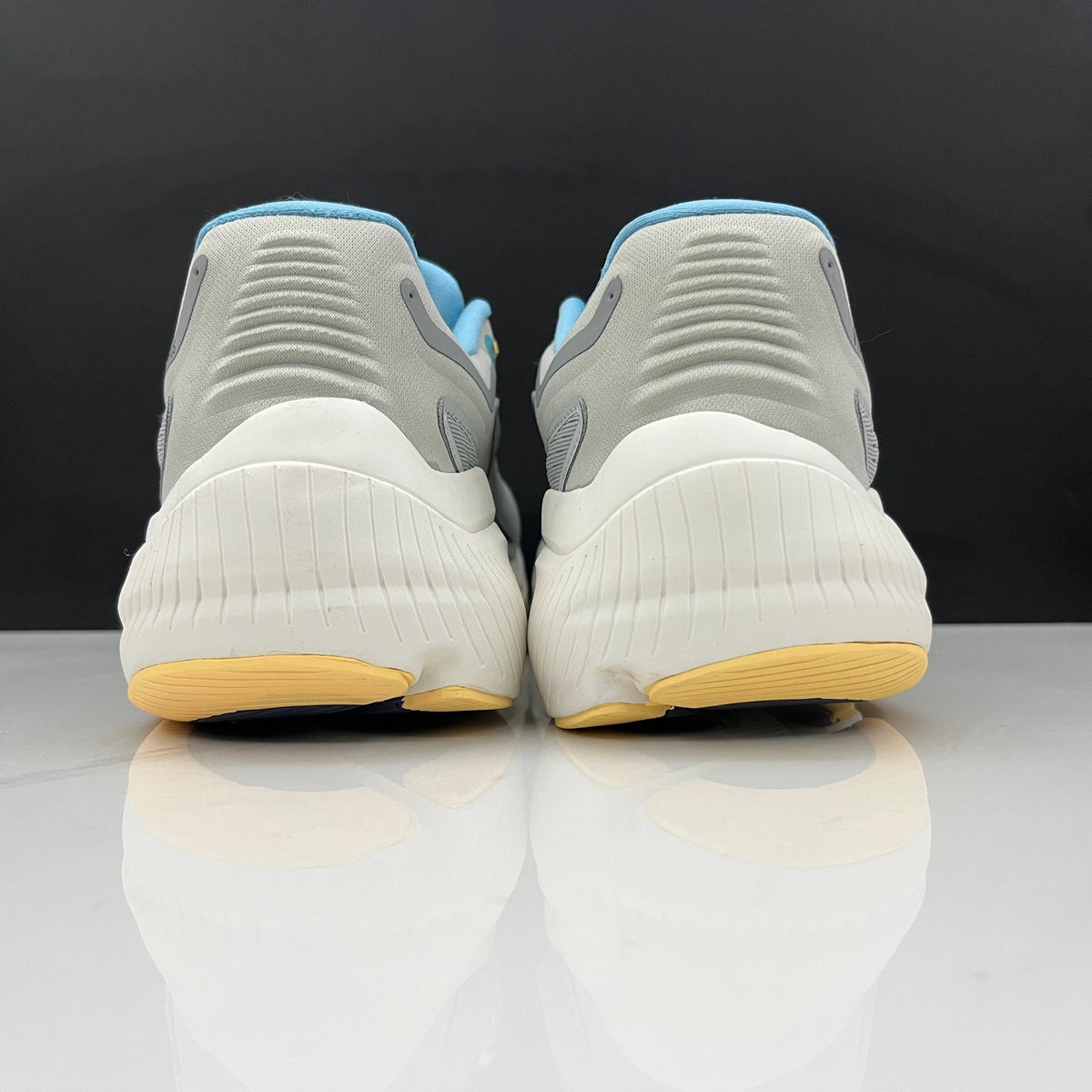 ALTRA Via Olympus Road Running Shoes, in Gray Blue Yellow - product image from the listing.