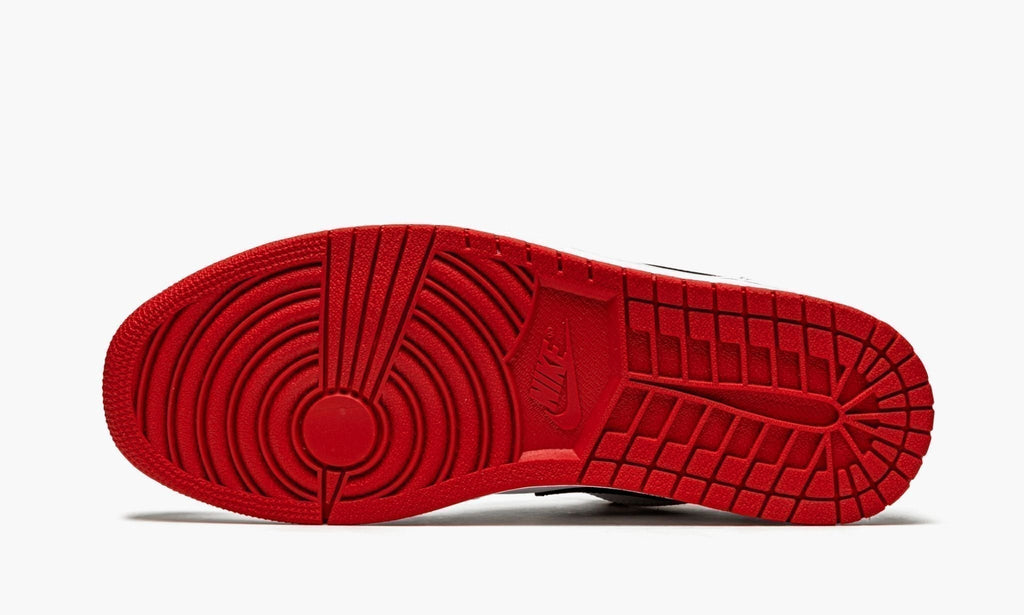 "White / Gym Red" Air Jordan 1 Low - product image from the listing.