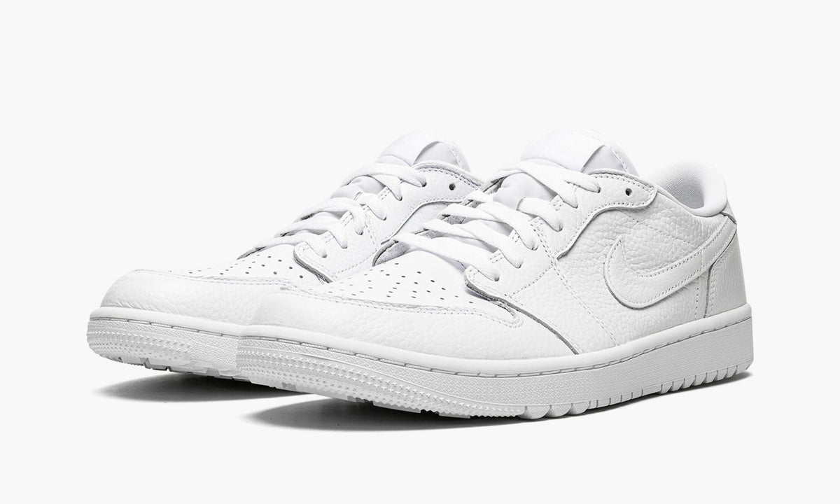 "Triple White" Air Jordan 1 Low Golf - product image from the listing.