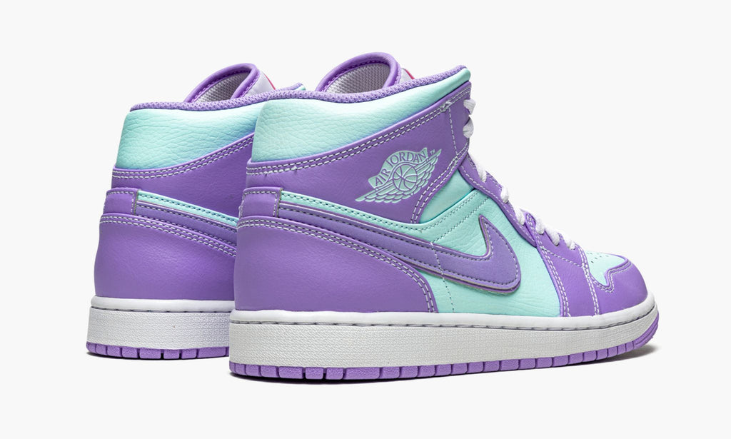 "Purple Pulse / Glacier Blue" Air Jordan 1 Mid - product image from the listing.