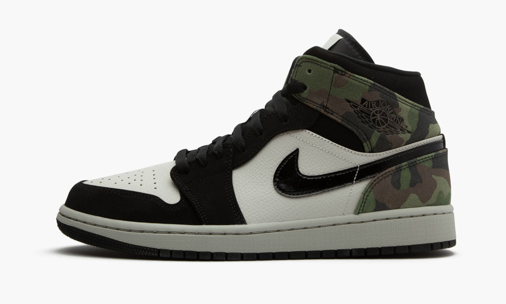 Camo - Air Jordan 1 Mid - product photo shown in the listing for this item.
