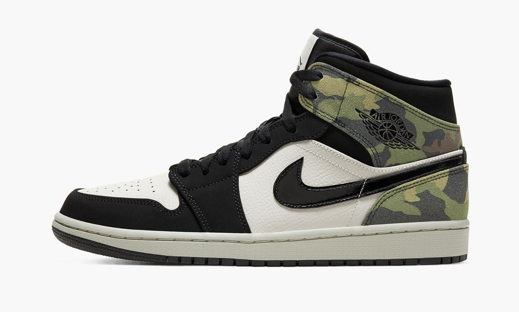 Camo - Air Jordan 1 Mid - product photo shown in the listing for this item.