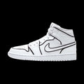 Iridescent Trim - Air Jordan 1 Mid SE - product image from the listing.