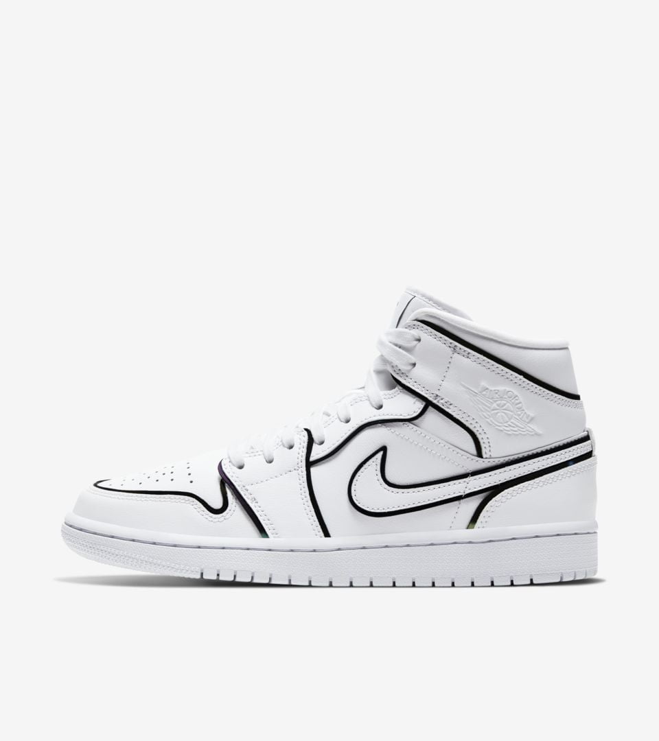 Iridescent Trim - Air Jordan 1 Mid SE - product image from the listing.