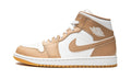 Air Jordan 1 Mid in Tan / Gum - product image from the listing.