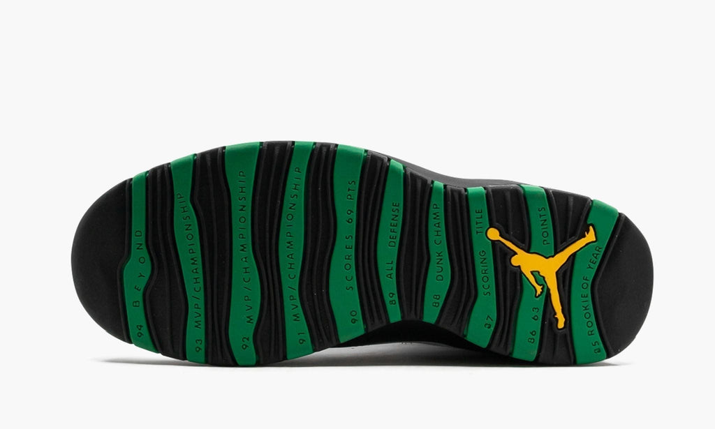 "Seattle Supersonics" Air Jordan 10 - product image from the listing.