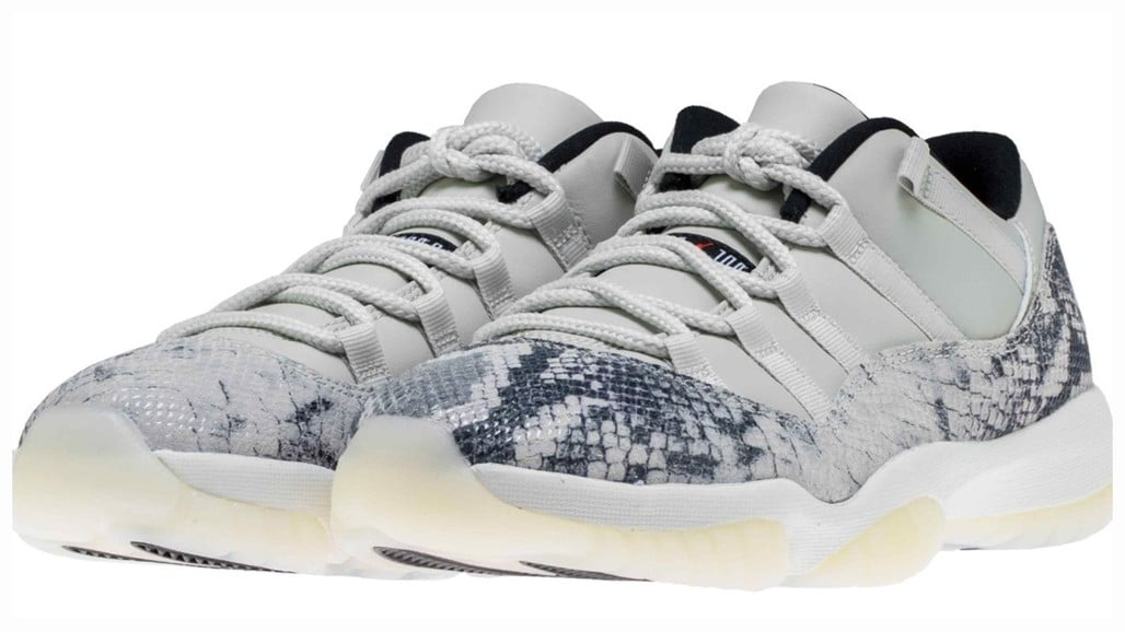 Light Bone Snakeskin - Air Jordan 11 Retro Low - product image from the listing.