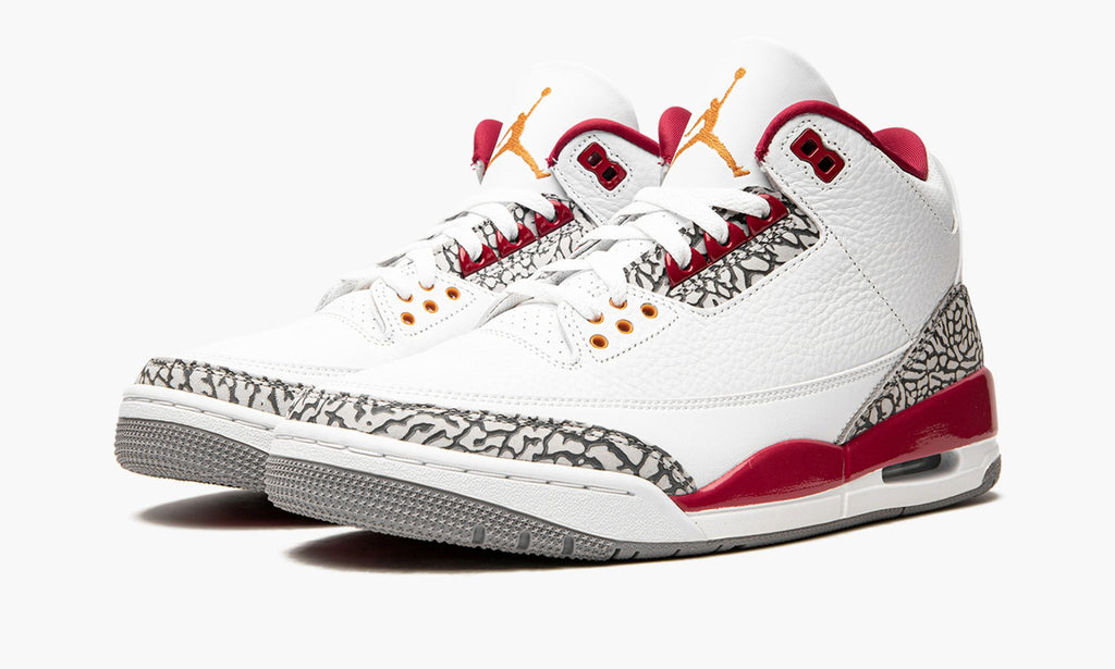 Cardinal - Air Jordan 3 - product photo shown in the listing for this item.