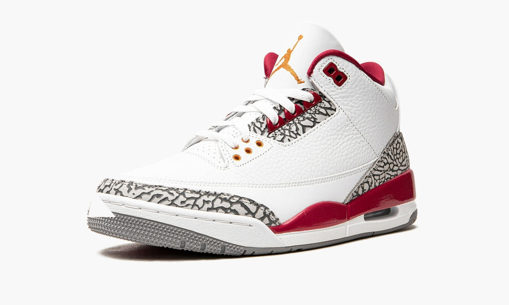 Cardinal - Air Jordan 3 - product photo shown in the listing for this item.