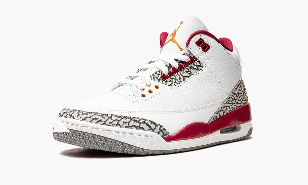 Cardinal - Air Jordan 3 - product photo shown in the listing for this item.