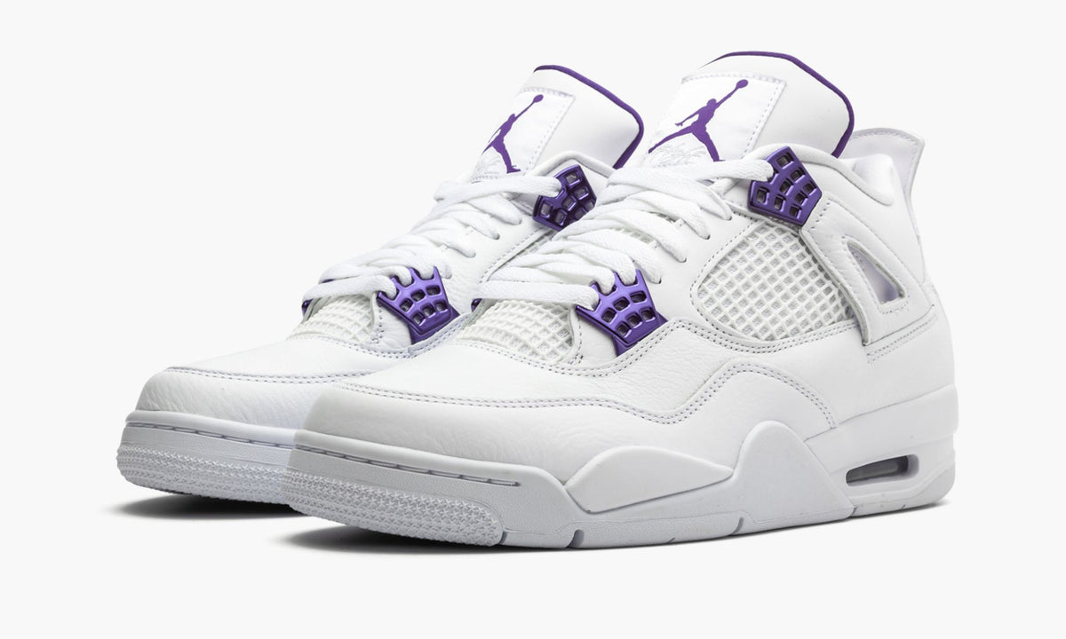 Air Jordan 4 Retro Metallic Pack in Purple - product image from the listing.