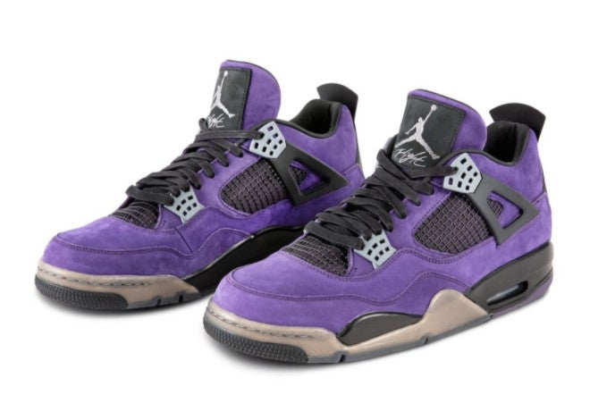 Air Jordan 4 Retro TraviScots in Purple CI1184 - product image from the listing.