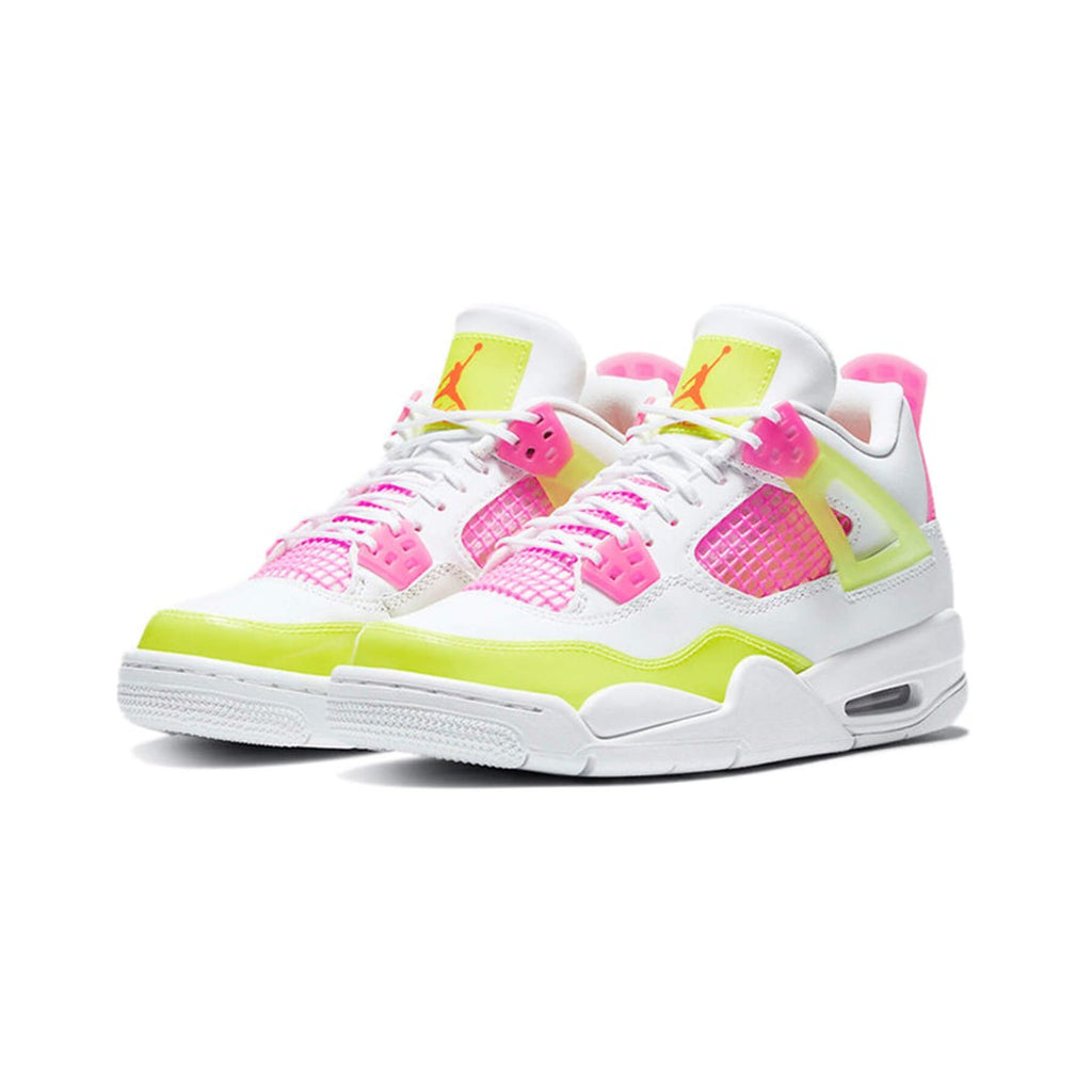 White Lemon Pink GS - Air Jordan 4 Retro - product image from the listing.