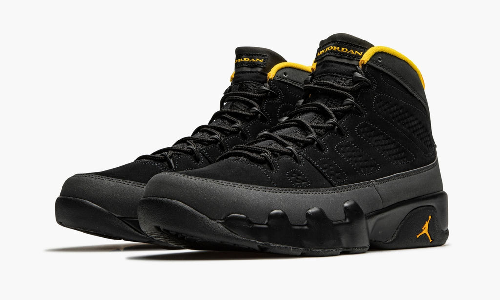 Air Jordan 9 Retro in University Gold - product image from the listing.