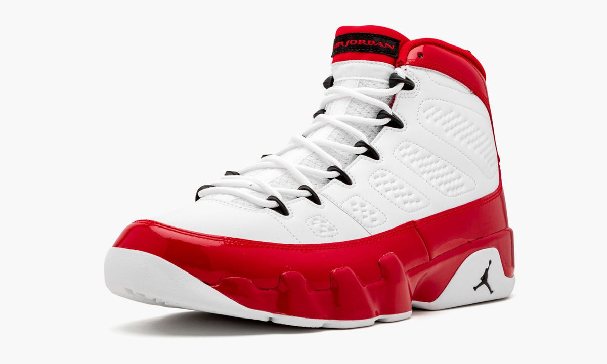 White/Red/Black - Air Jordan 9 - product image from the listing.