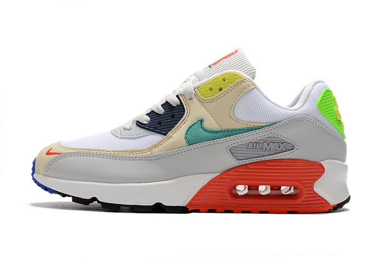 Nike Air Max 90 Sneakers in White Multicolor - product image from the listing.