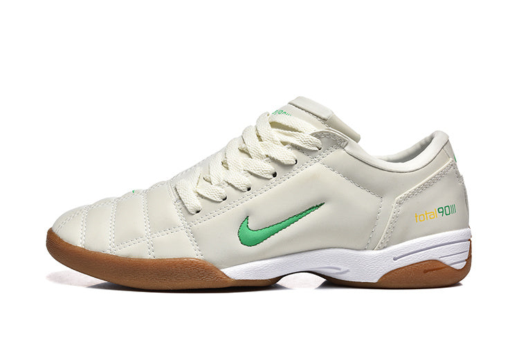 Nike Total 90 Indoor Soccer Shoes in Cream Green Gum - product image from the listing.