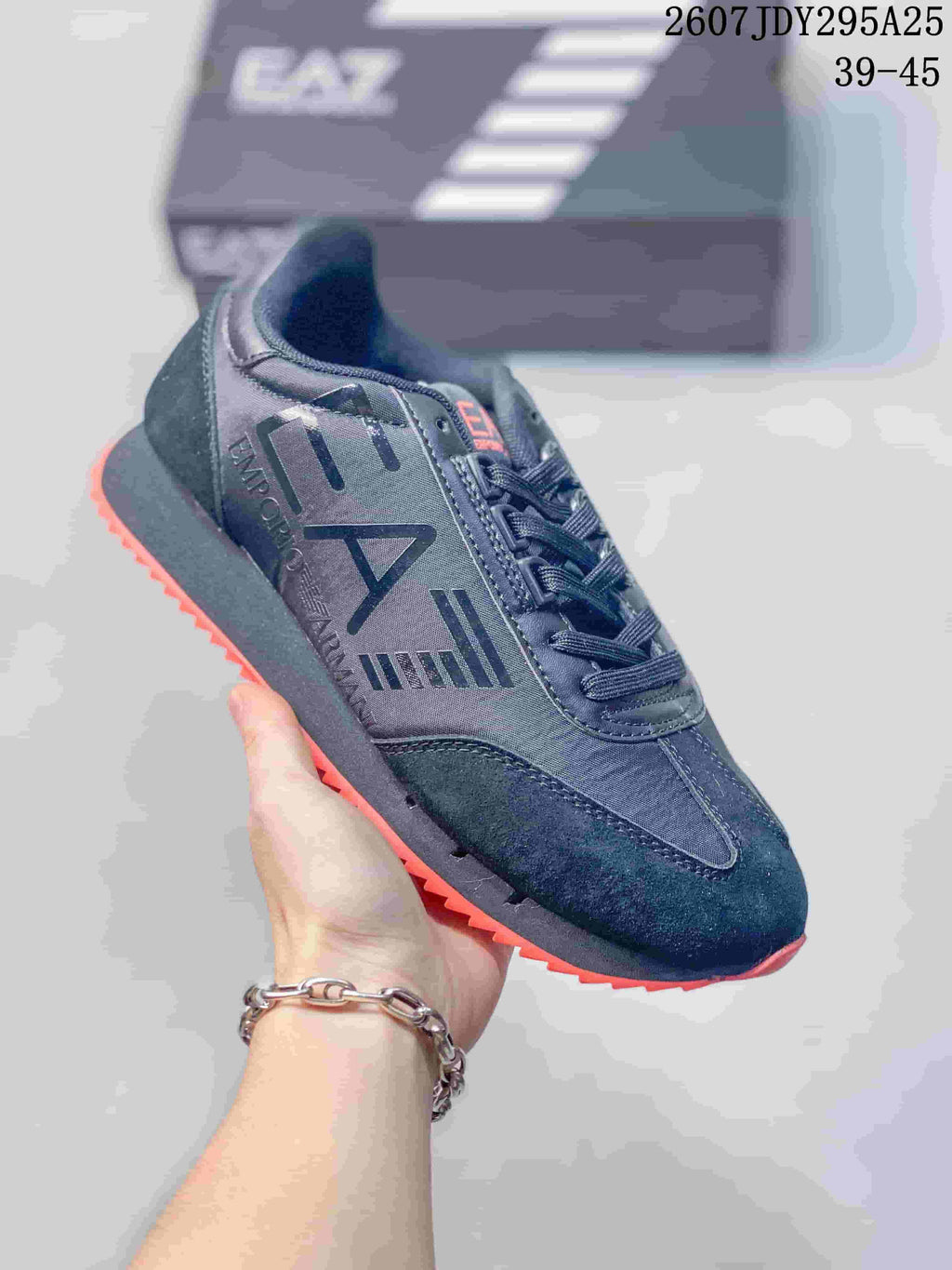 Emporio Armani EA7 Lace-Up Low-Cut Sneakers 2607JDY295A25 - product image from the listing.