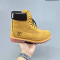 6-Inch Leather Boots in Wheat by Timberland - product image from the listing.