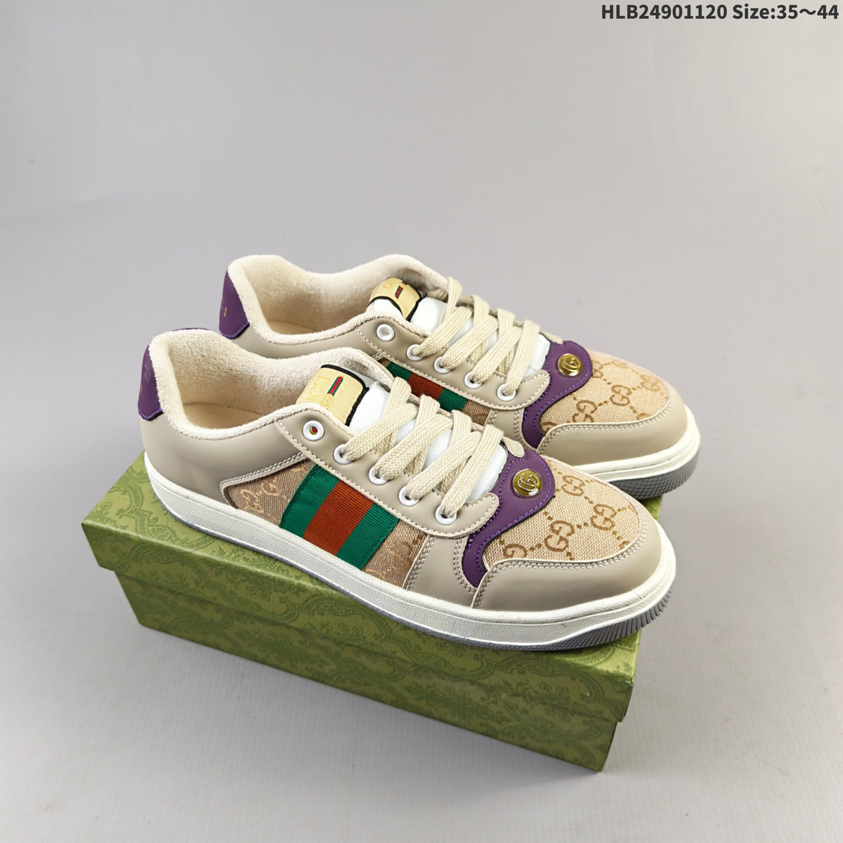 Gucci Distressed Screener Low-Cut Sneakers - product image from the listing.