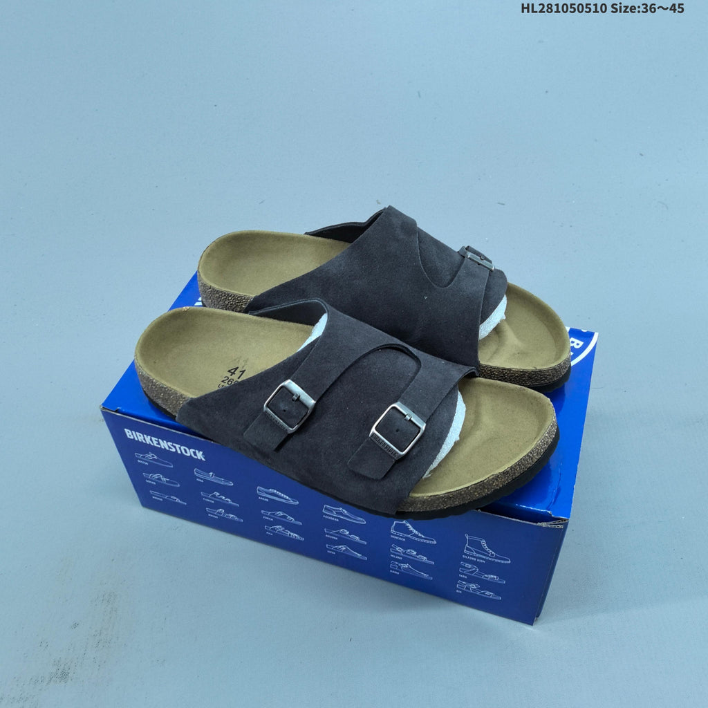Arizona Two-Strap Slide Sandals Black 1029257 by Birkenstock - product image from the listing.