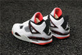 Air Jordan 4 Pale Citron Sneakers White Black Red - product image from the listing.