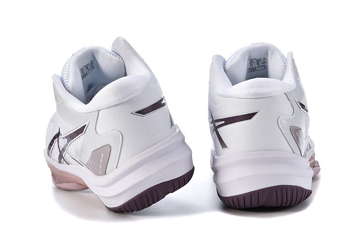 ASICS Sky Elite FF MT 3 White Watershed Rose Volleyball Footwear - product image from the listing.