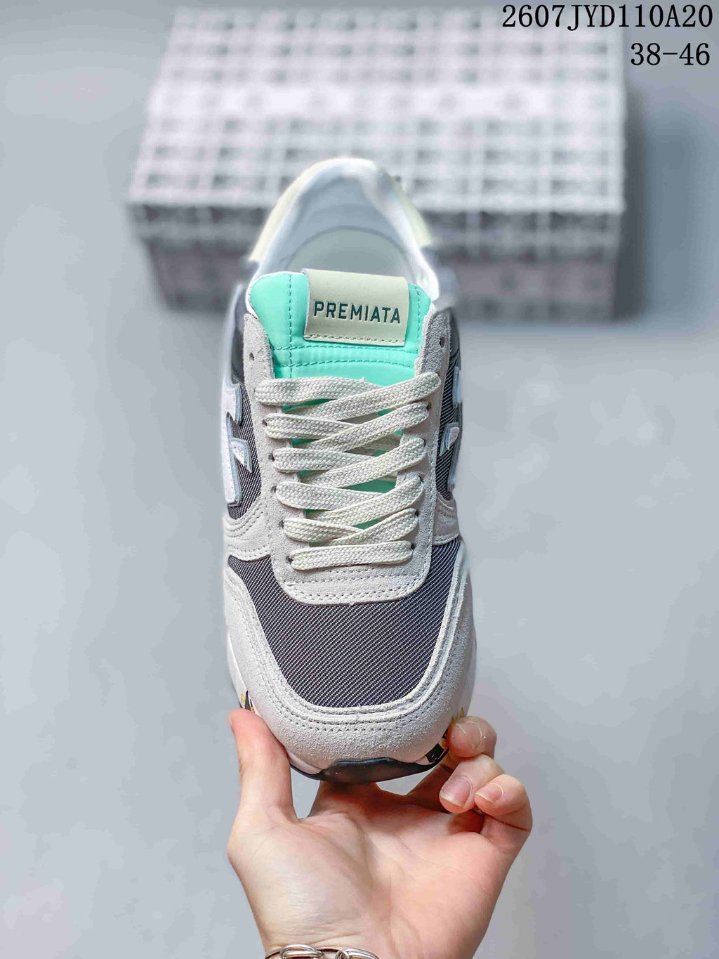 Men's Premiata 2607TYD110A20 Sneakers Grey Multicolor - product image from the listing.