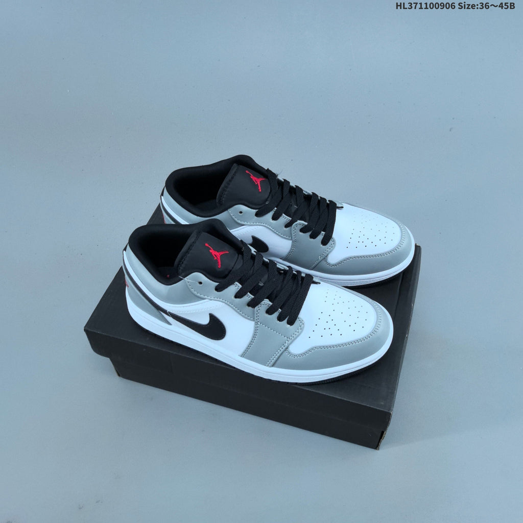 Sneakers, White Multi-Color, - Jordan 1 Low OG 553558-146 - product image from the listing.