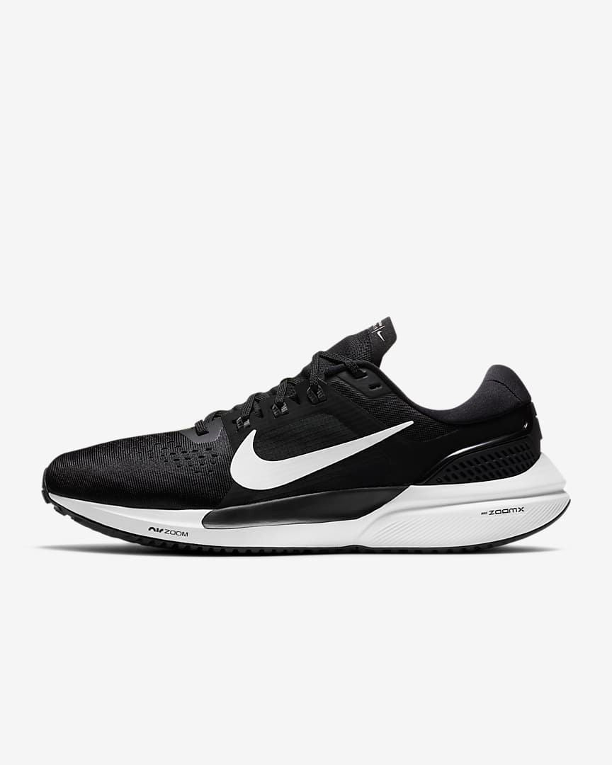 Nike Air Zoom Vomero 15 Running Shoes in Black White CU1855-001 - product image from the listing.
