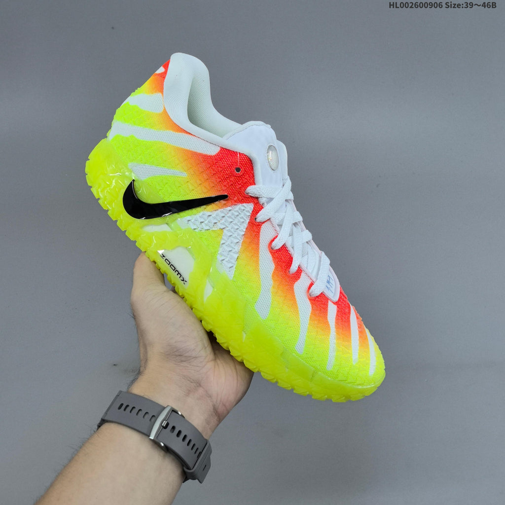 Nike Ja 3 EP Christmas Basketball Shoes in White Volt Orange - product image from the listing.