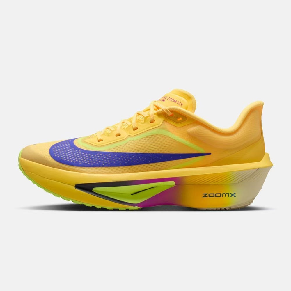 Nike Zoom Fly Shoes for Running, Lemon Yellow Multi-Color - product image from the listing.