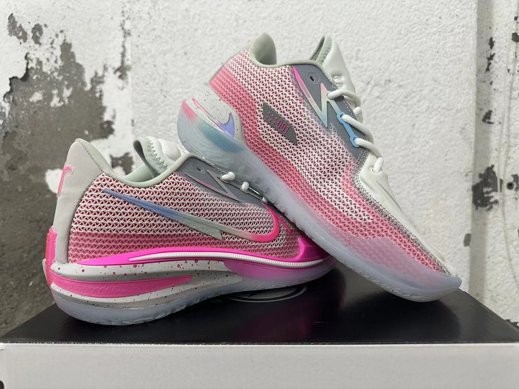Nike GT Cut 3 Basketball Shoes in Pink Grey - product image from the listing.