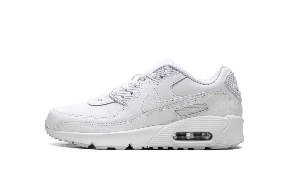 "White Metallic Silver" Air Max 90 GS HF6358 102 - product image from the listing.