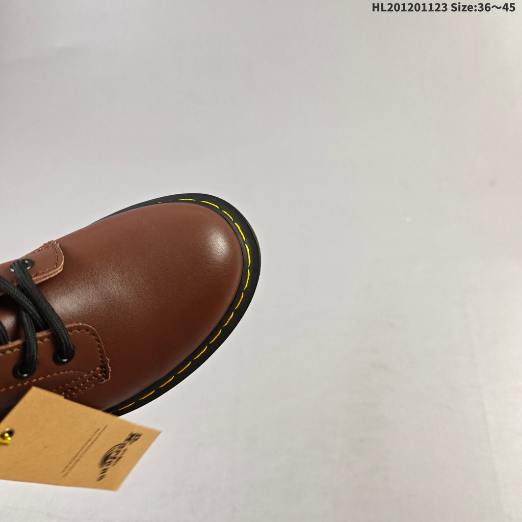 Brown Dr. Martens 1460 Bex 8-Eye Boots - product image from the listing.