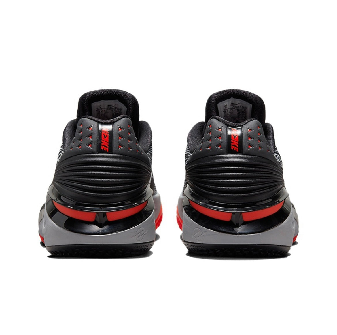 Nike Air Zoom G.T. Cut 2 EP Basketball Shoes in Black Red DJ6013-001 - product image from the listing.