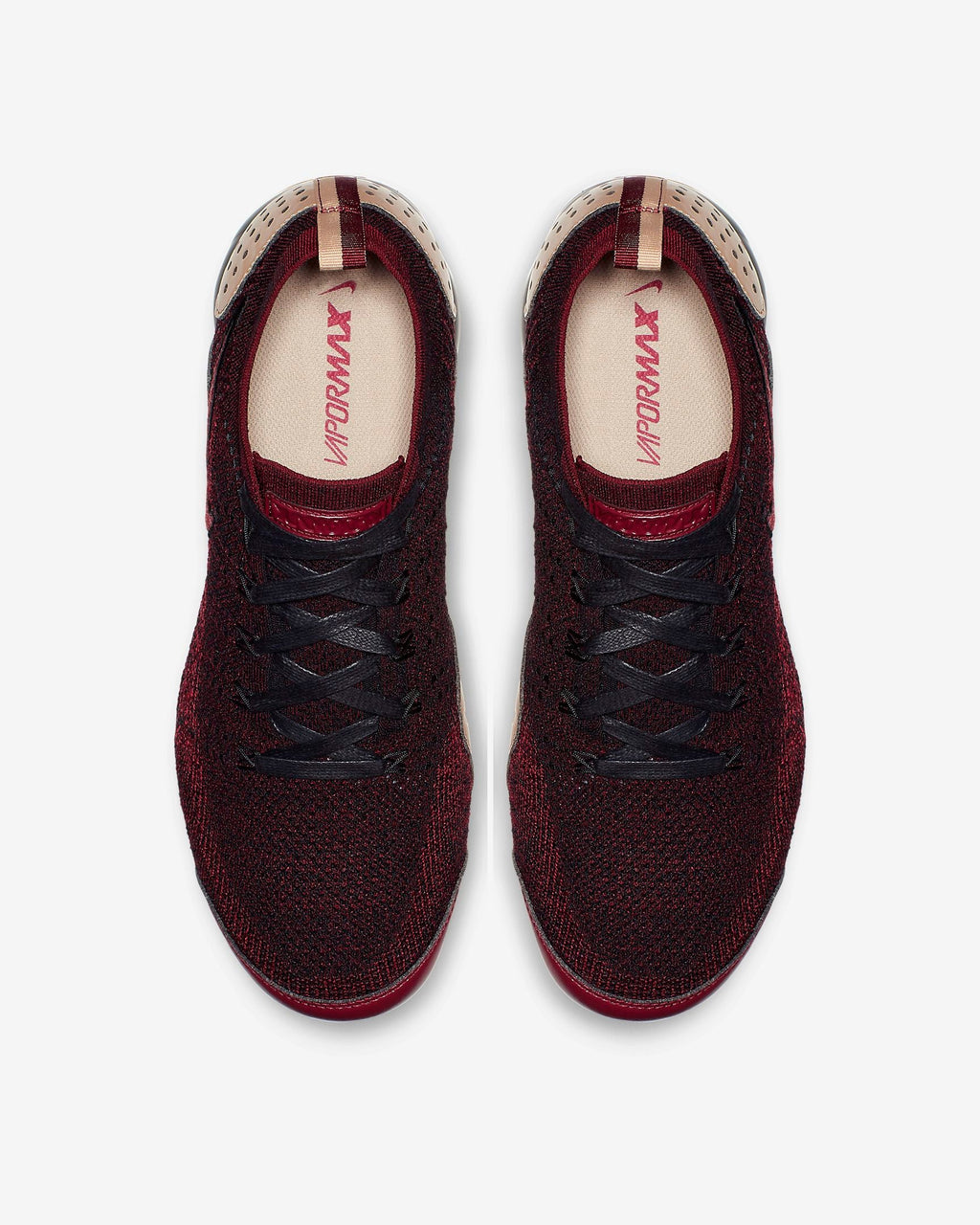 Nike Air VaporMax Flyknit 2 NRG in Burgundy AT8955-600 - product image from the listing.