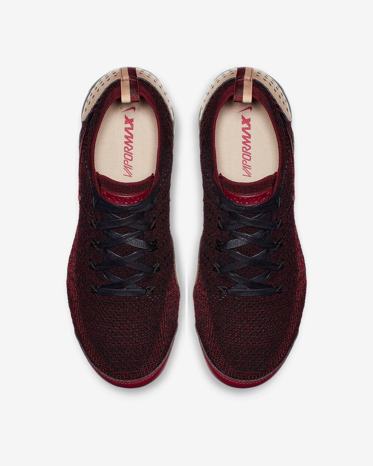 Nike Air VaporMax Flyknit 2 NRG in Burgundy AT8955-600 - product image from the listing.