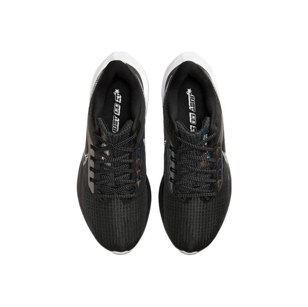 Nike Air Zoom Pegasus 39 Running Shoes in Black Silver DR9619-001 - product image from the listing.