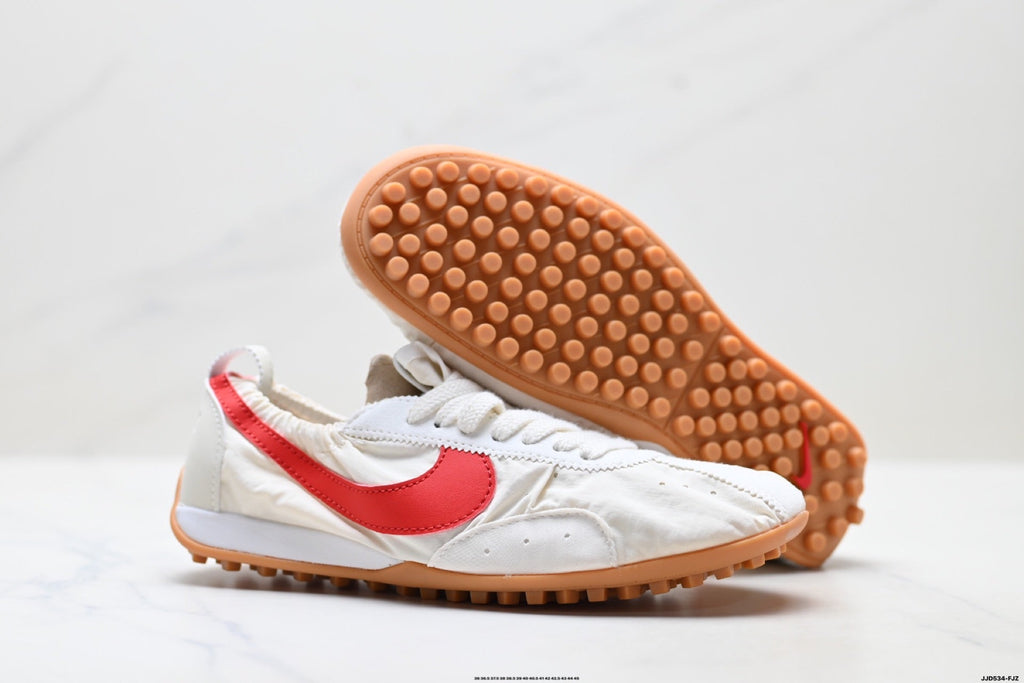 White and Red Nike x Jacquemus Low-Profile Sneakers - product image from the listing.
