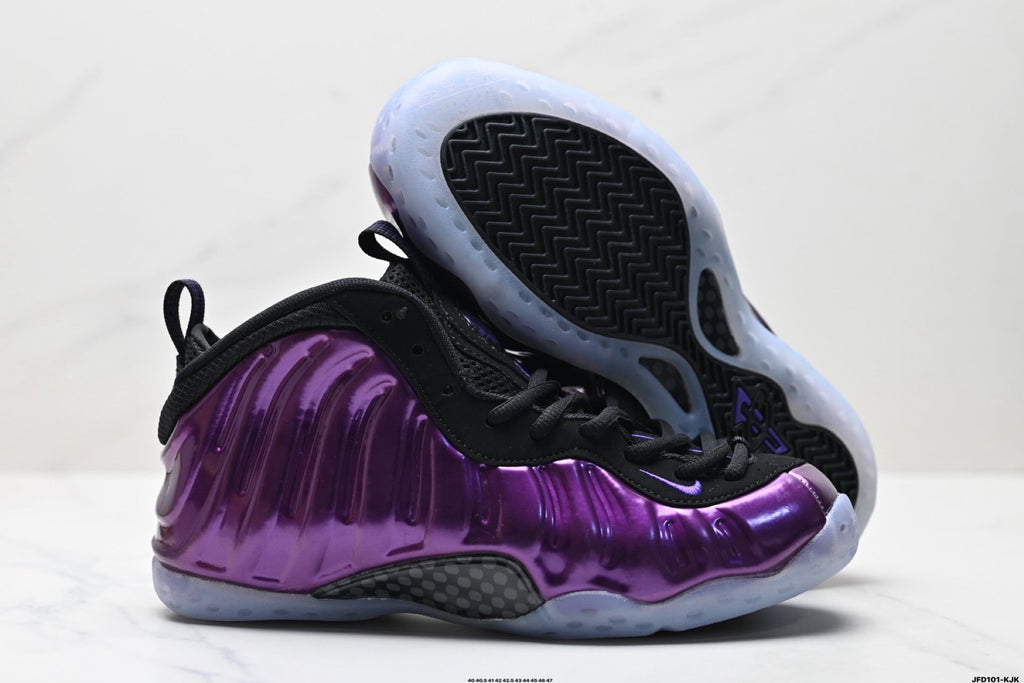 Nike Air Foamposite One Basketball Sneakers in Purple - product image from the listing.