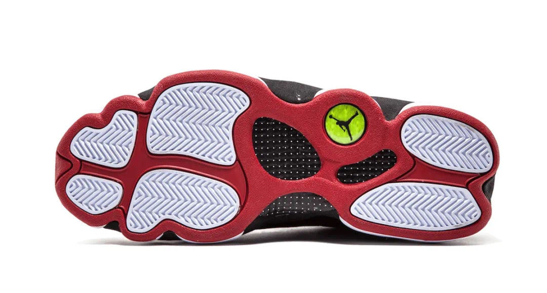 Air Jordan 13 Playoffs Black Red High-Top Sneakers - product image from the listing.